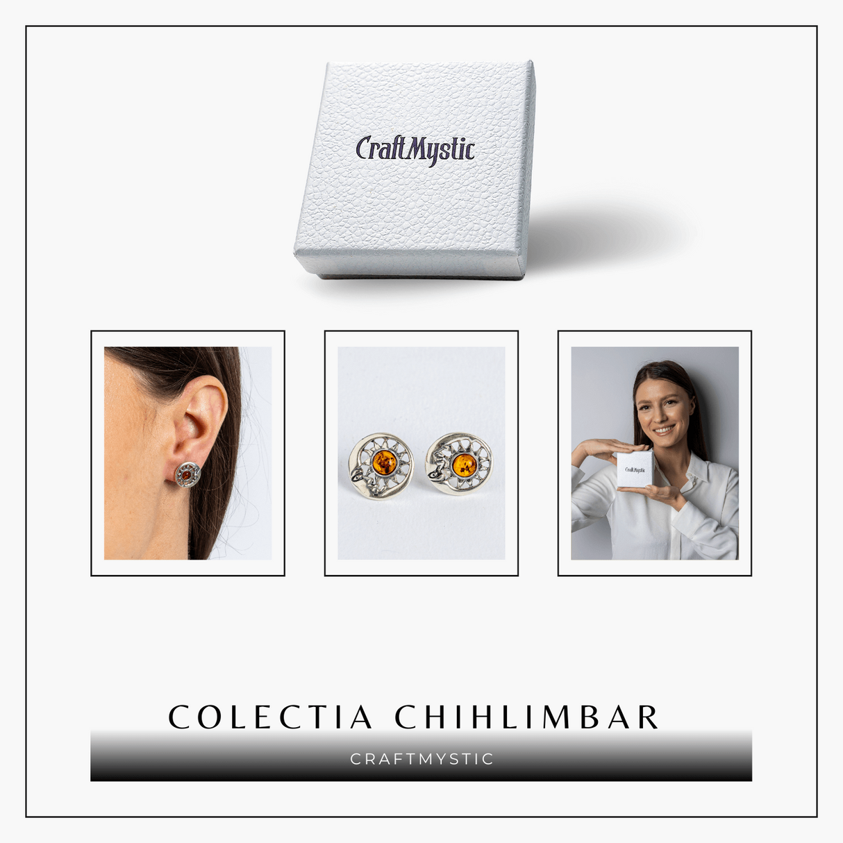 Cercei spirituali – Chihlimbarul care uneste energia si intuitia in montura argint 925