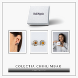 Cercei spirituali – Chihlimbarul care uneste energia si intuitia in montura argint 925