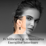 Cercei Argintii cu Turmalina Neagra Bruta 20-25mm
