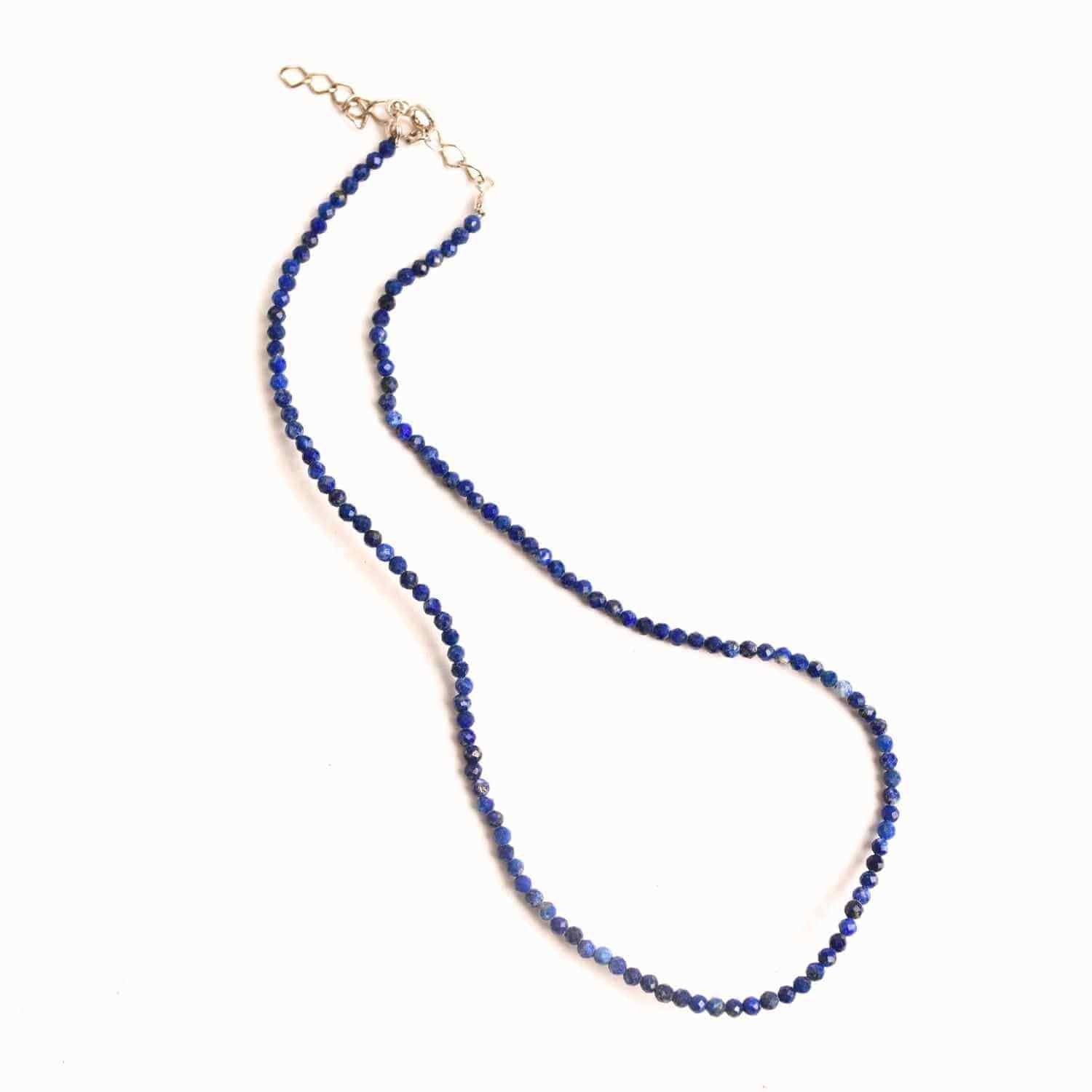 Claritate si Adevar Interior – Colier din Argint 925 cu Lapis Lazuli Fatetat