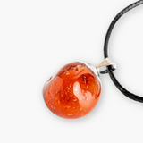 Colier cu Piatra Rulata de Carneol Natural – Energie, Creativitate si Motivare
