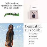 Colier cu Sodalit Natural - Claritate si Conexiune Spirituala