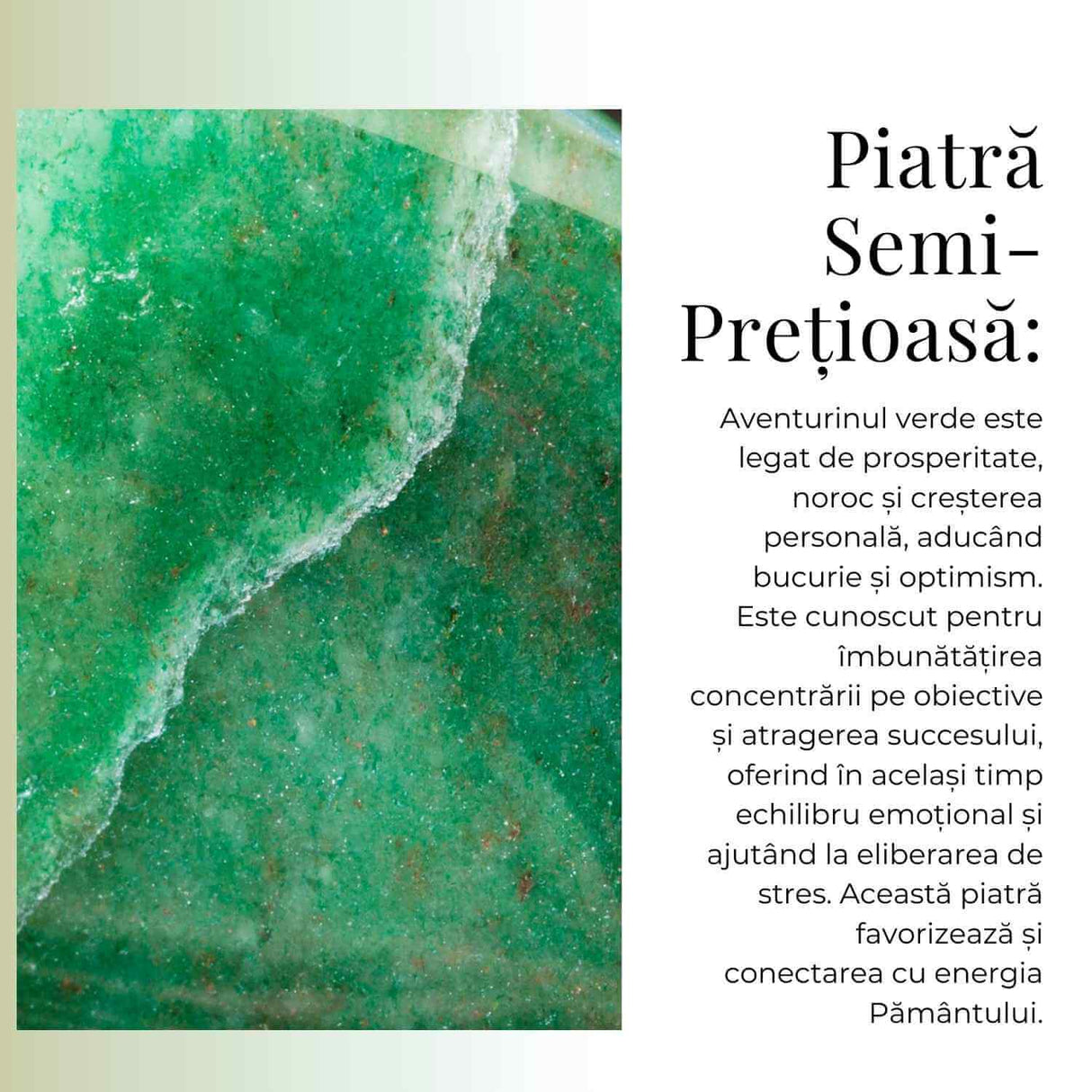 Colier Argintiu cu Aventurin Verde Forma Pi - Echilibru și Prosperitate, Lungime Totala 50 cm, Diametru Pandantiv 20 mm