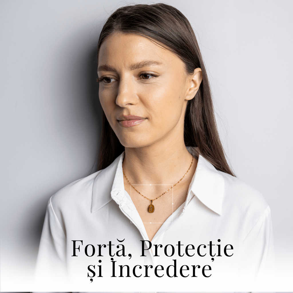 Bijuterie cu Energie si Credinta – Ochi de Tigru si Cruce