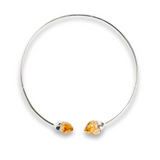 Colier Choker Cu Citrin Natural - Protectie, Prosperitate si Energie Pozitiva