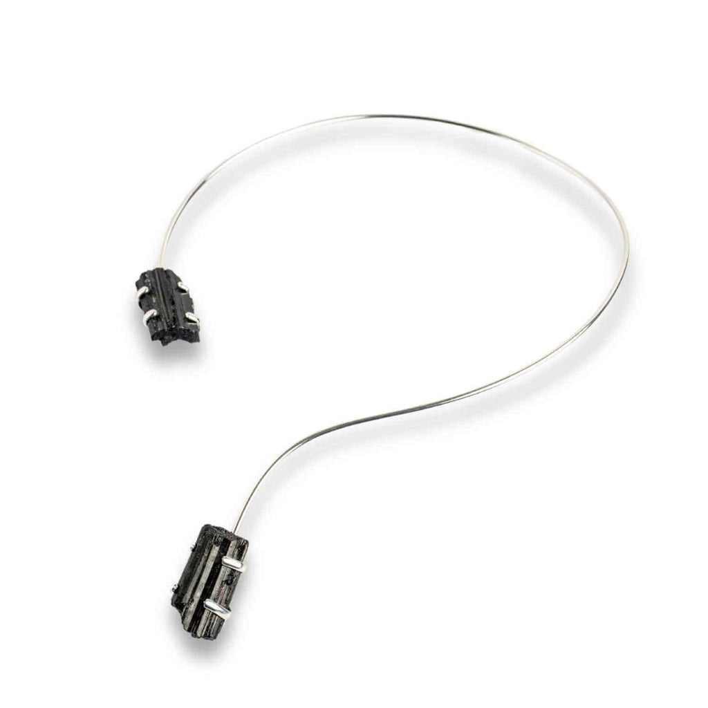 Colier Choker Turmalina Neagra