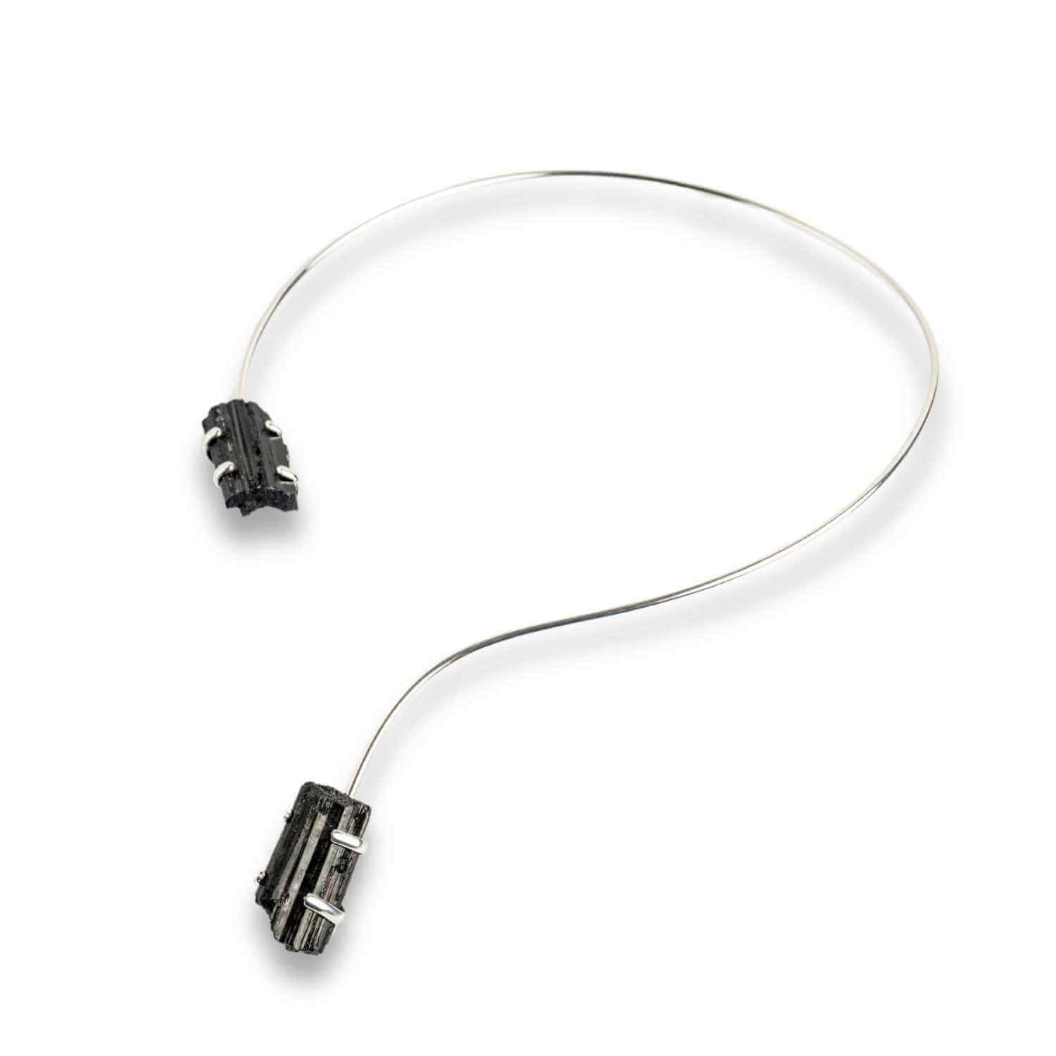 Colier Choker Turmalina Neagra