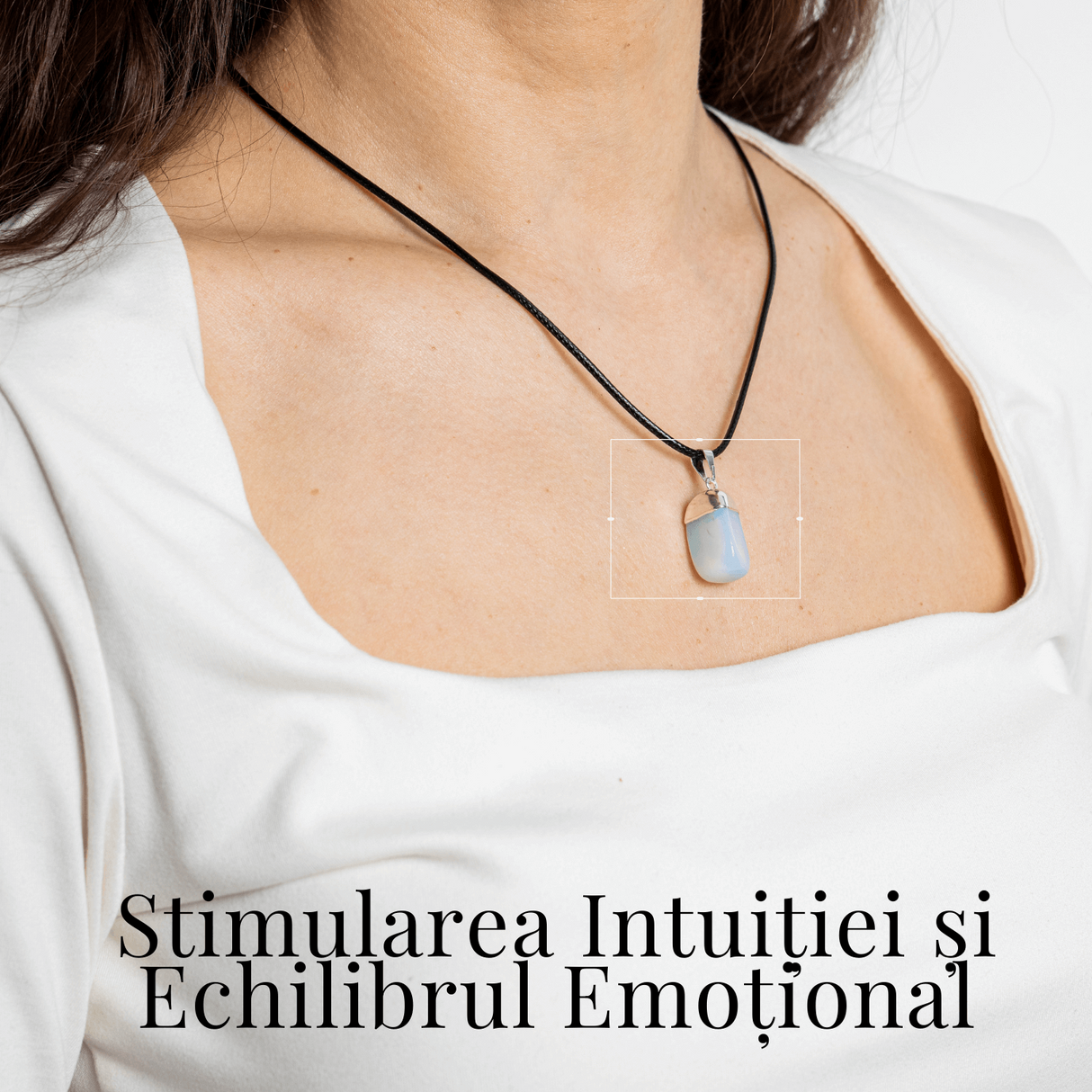 Colier cu piatra rulata de Piatra Lunii – Incredibil echilibru emotional
