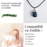 Protectie Emotionala si Focus – Pandantiv cu Sodalit