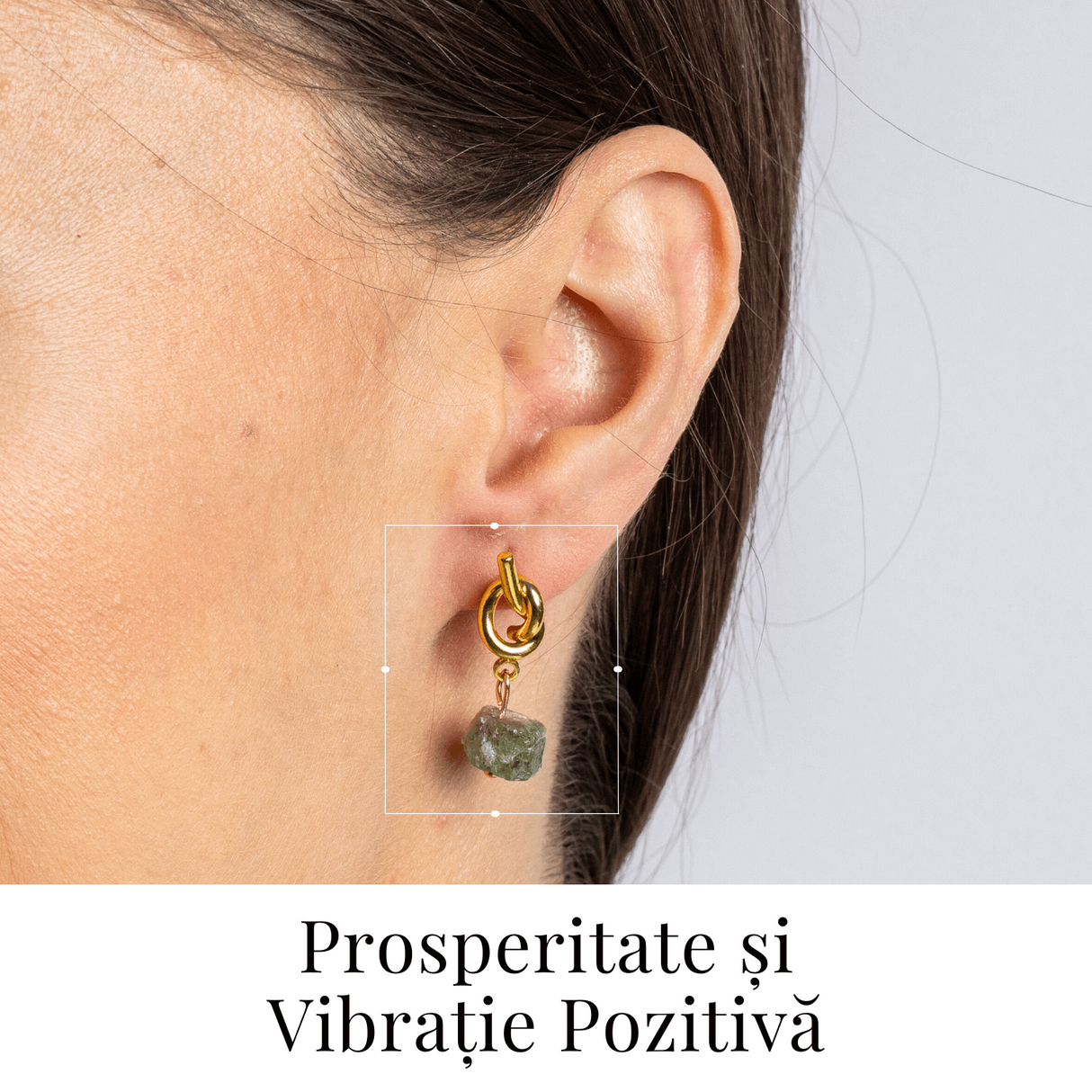Prosperitate si Vibratie Pozitiva – Cercei cu Peridot Natural