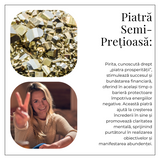 Colier Pirita Ovala – Protectie si Energie Pozitiva
