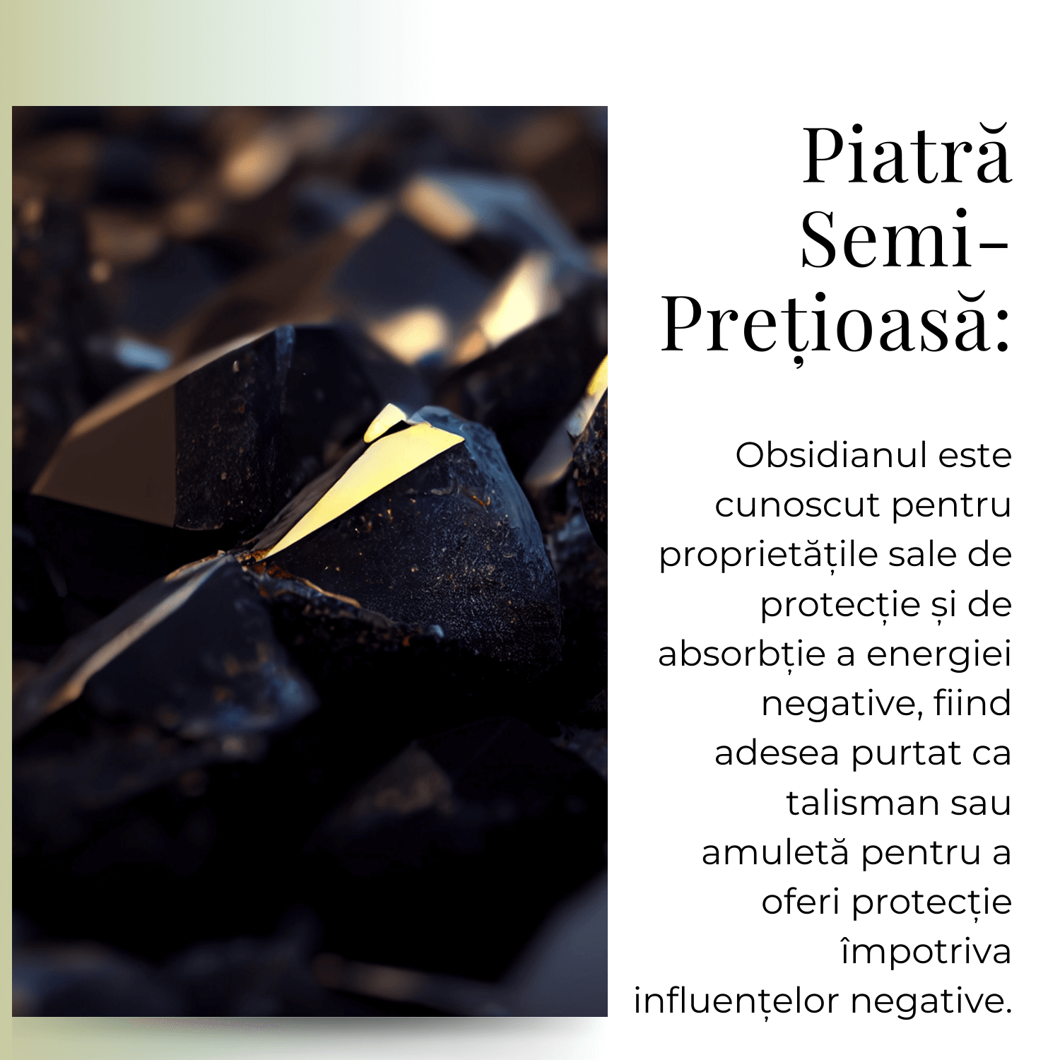 Colier ajustabil cu pandantiv strop de ploaie auriu Obsidian