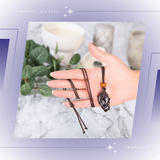 Colier Reglabil Maro Model Macrame din bumbac - Pentru Piatra ta Favorita