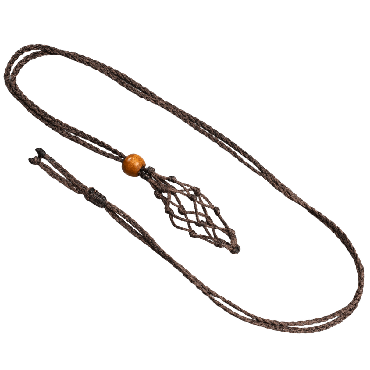 Colier Reglabil Maro Model Macrame din bumbac - Pentru Piatra ta Favorita