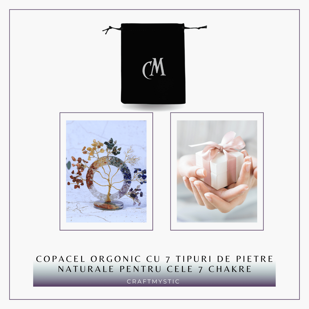 Copacel Orgonic Cu 7 Tipuri De Pietre Naturale
