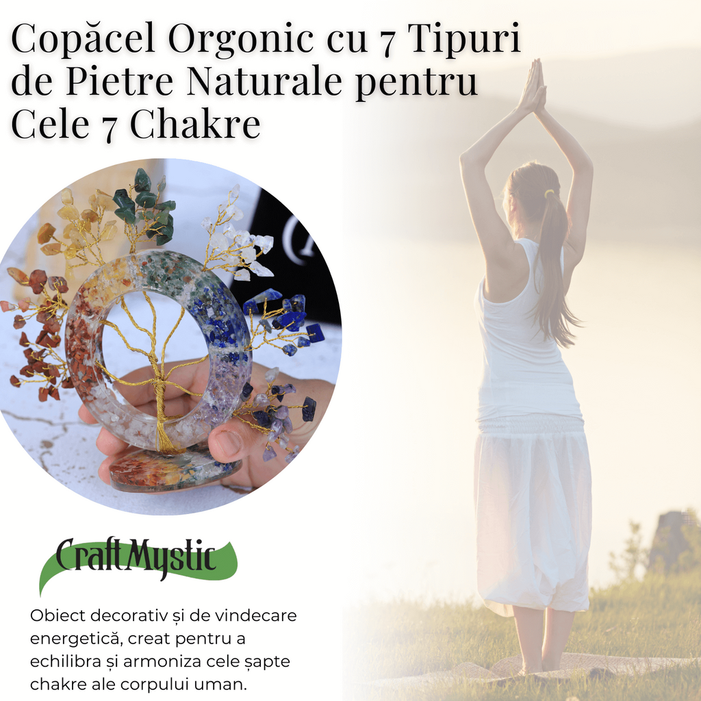 Copacel Orgonic Cu 7 Tipuri De Pietre Naturale