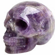 Craniu 5 cm sculptat manual din cristal de Ametist piatra semipretioasa vindecatoare Figurina artistica pentru decor de Halloween, decoratiune pentru biroul de acasa