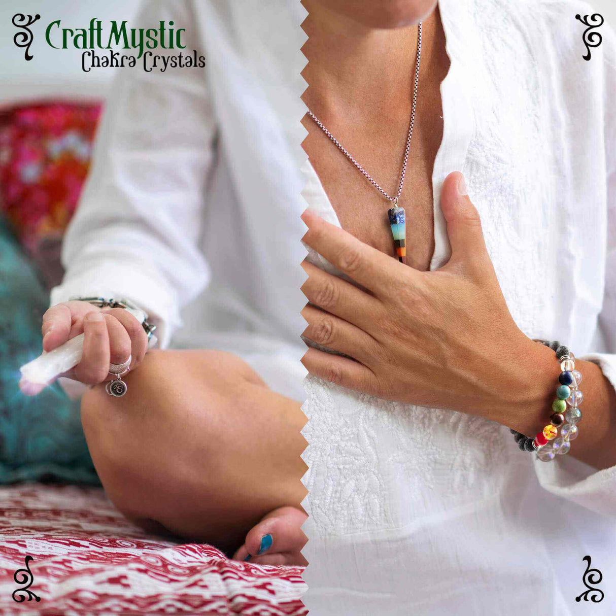 Cristale Naturale si Pietre Naturale Vindecatoare Chakra - Set complet din 34 Piese pentru meditatie, spiritualitate - Selenit, Lapis, Citrine, Ametist