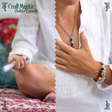 Cristale Naturale si Pietre Naturale Vindecatoare Chakra - Set complet din 34 Piese pentru meditatie, spiritualitate - Selenit, Lapis, Citrine, Ametist