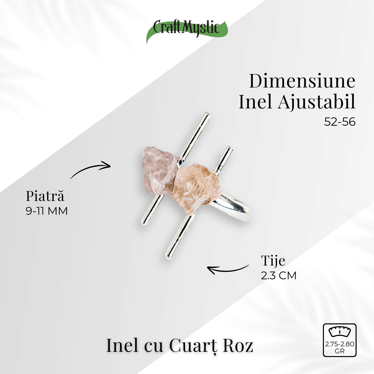 Inelul inimii deschise – Cuart roz pentru iubire si blandete