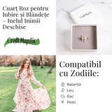 Inelul inimii deschise – Cuart roz pentru iubire si blandete