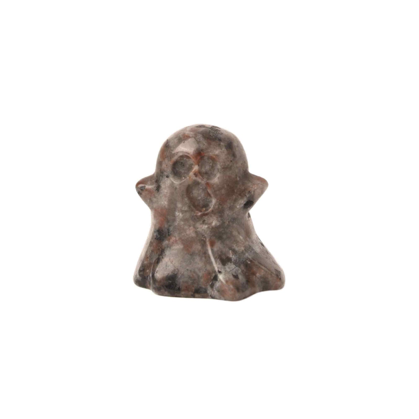 Figurina 3.5 cm in forma de fantoma din piatra semipretioasa Cuart Roz, sculptata manual