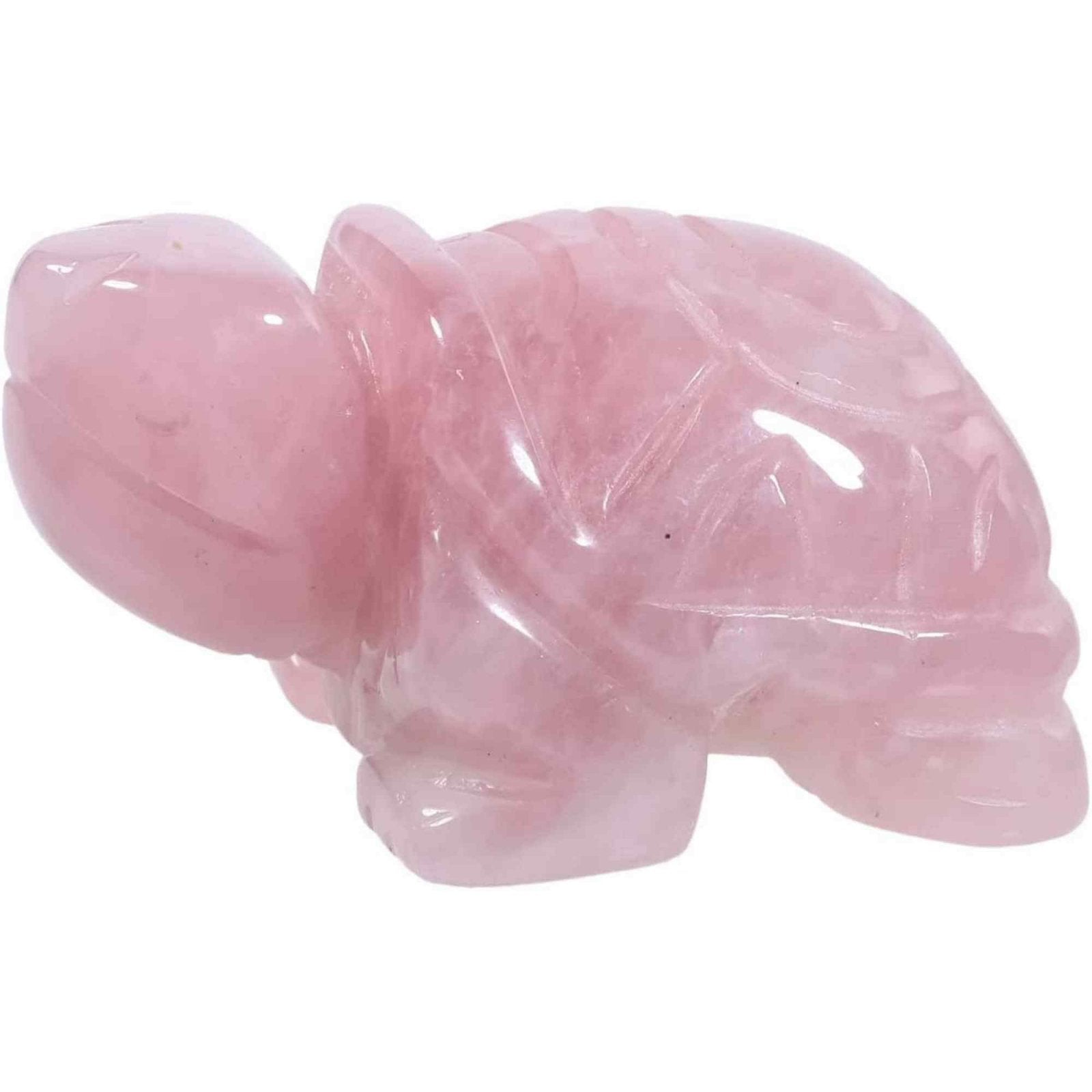 Figurina broasca testoasa 4 cm de cristal semipretios - Sculptura din piatra vindecatoare reiki de buzunar pentru decor, colectie