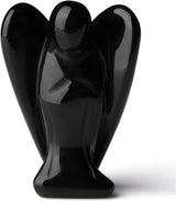 Figurina 5 cm inger din cristal vindecator Obsidian