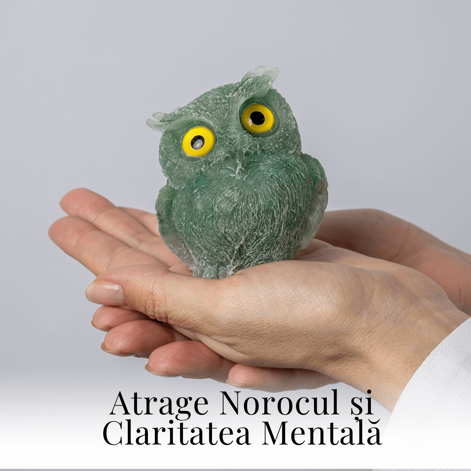 Bufnita din Aventurin Verde – Simbolul Intelepciunii si Norocului