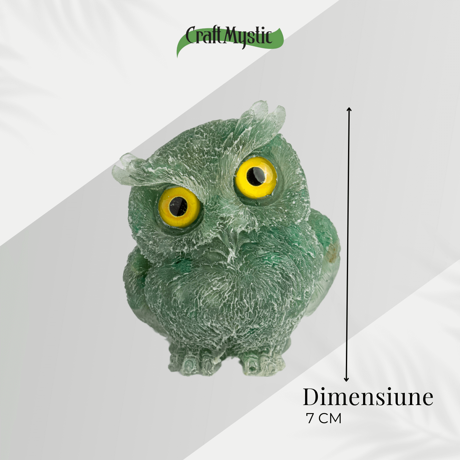 Bufnita din Aventurin Verde – Simbolul Intelepciunii si Norocului