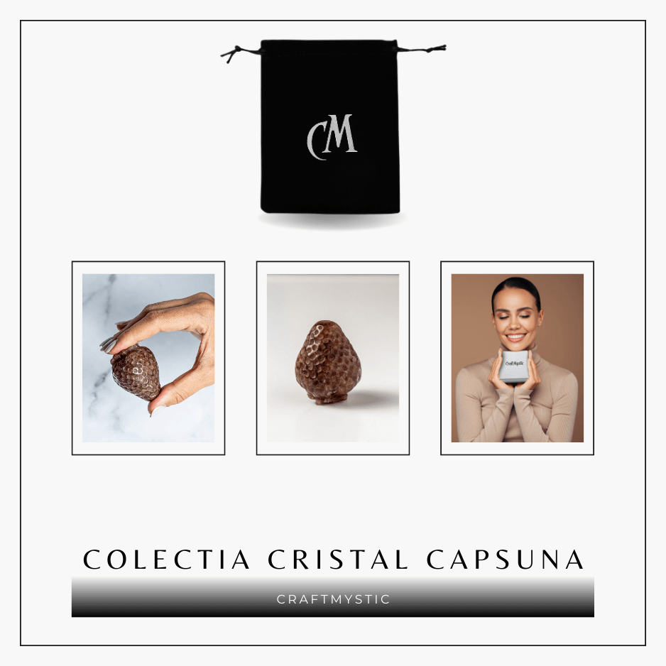 Figurina Cristal Capsuna – Atrage Dragostea si Echilibrul Emotional