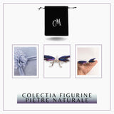 Amuleta Transformare - Libelula Turmalina Neagra Curcubeu