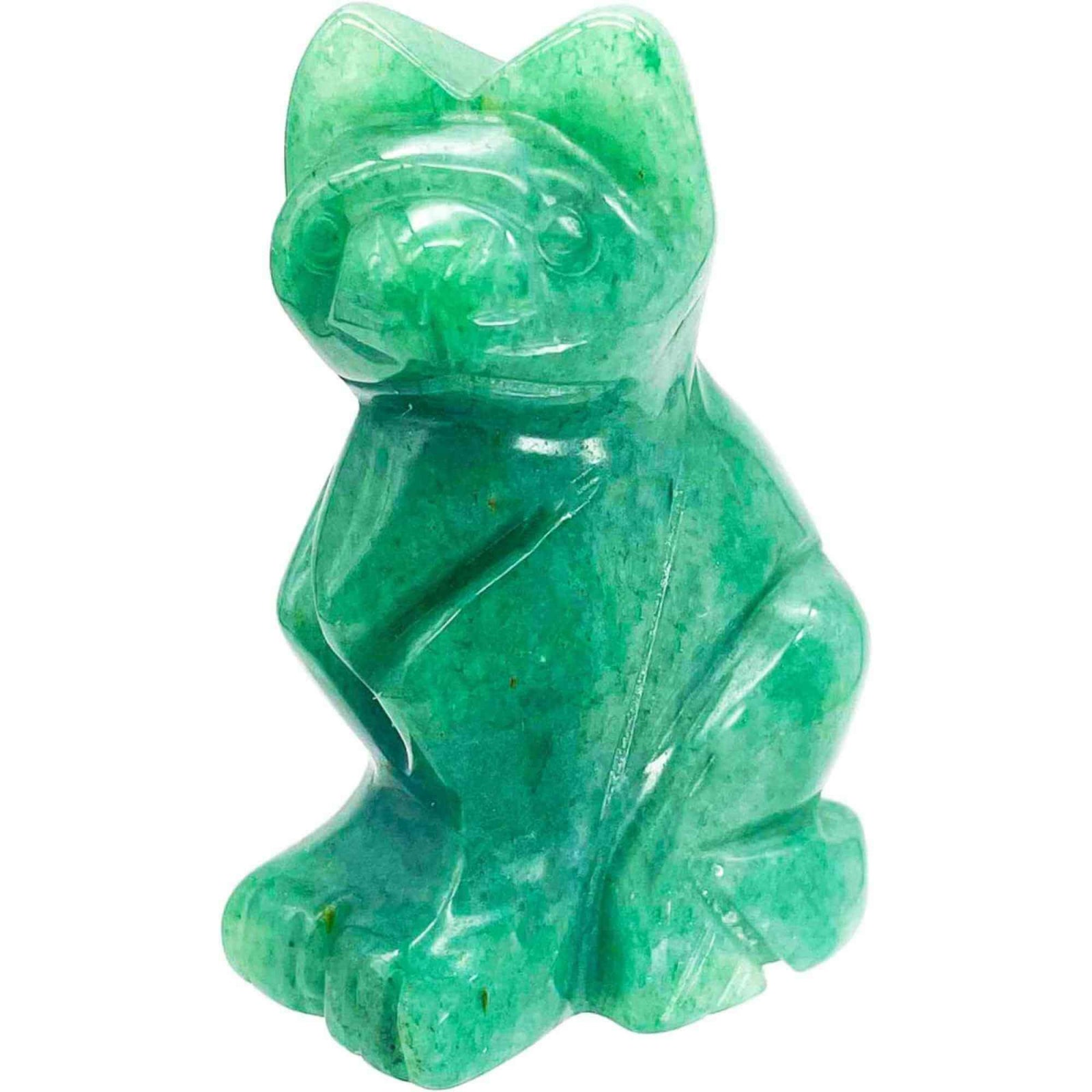 Figurina 5 cm inger din cristal vindecator Obsidian - Sculptura manuala din piatra naturala lustruita - Decor pentru camera birou cu energie reiki pentru femei barbati - Copie
