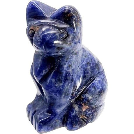 Figurina 5 cm inger din cristal vindecator Obsidian - Sculptura manuala din piatra naturala lustruita - Decor pentru camera birou cu energie reiki pentru femei barbati - Copie