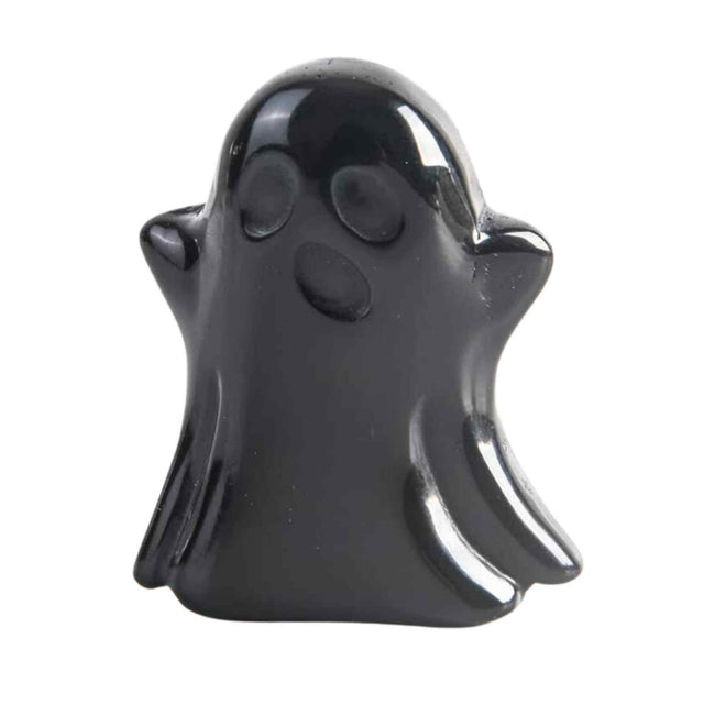 Figurina 3.5 cm in forma de fantoma din piatra semipretioasa Cuart Roz, sculptata manual