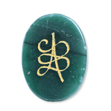 Moneda Zibu din Jad verde - Prosperitate si Noroc