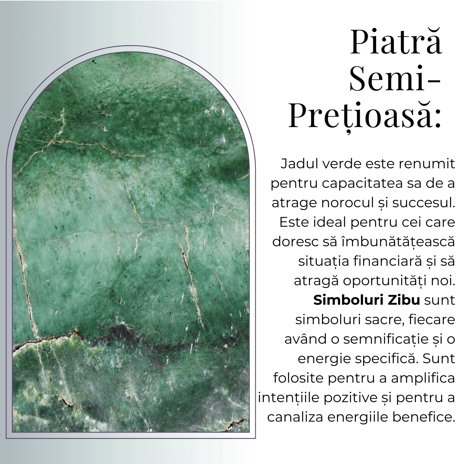 Moneda Zibu din Jad verde - Prosperitate si Noroc