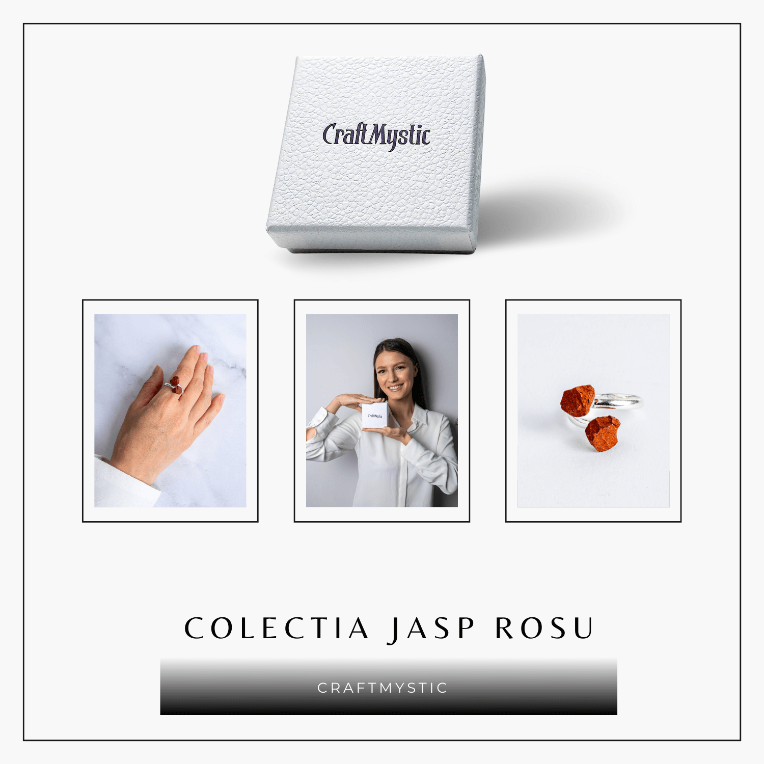Inelul curajului – Dublu Jasp rosu pentru forta interioara si vitalitate