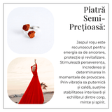 Inelul curajului – Dublu Jasp rosu pentru forta interioara si vitalitate