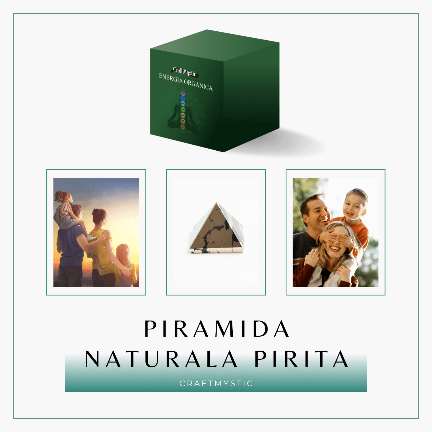 Piramida Sculptata Manual 60mm din Piatra Pirita Naturala