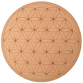 Grila de Cristale din MDF cu Simbolul Florii Vietii - 30 cm