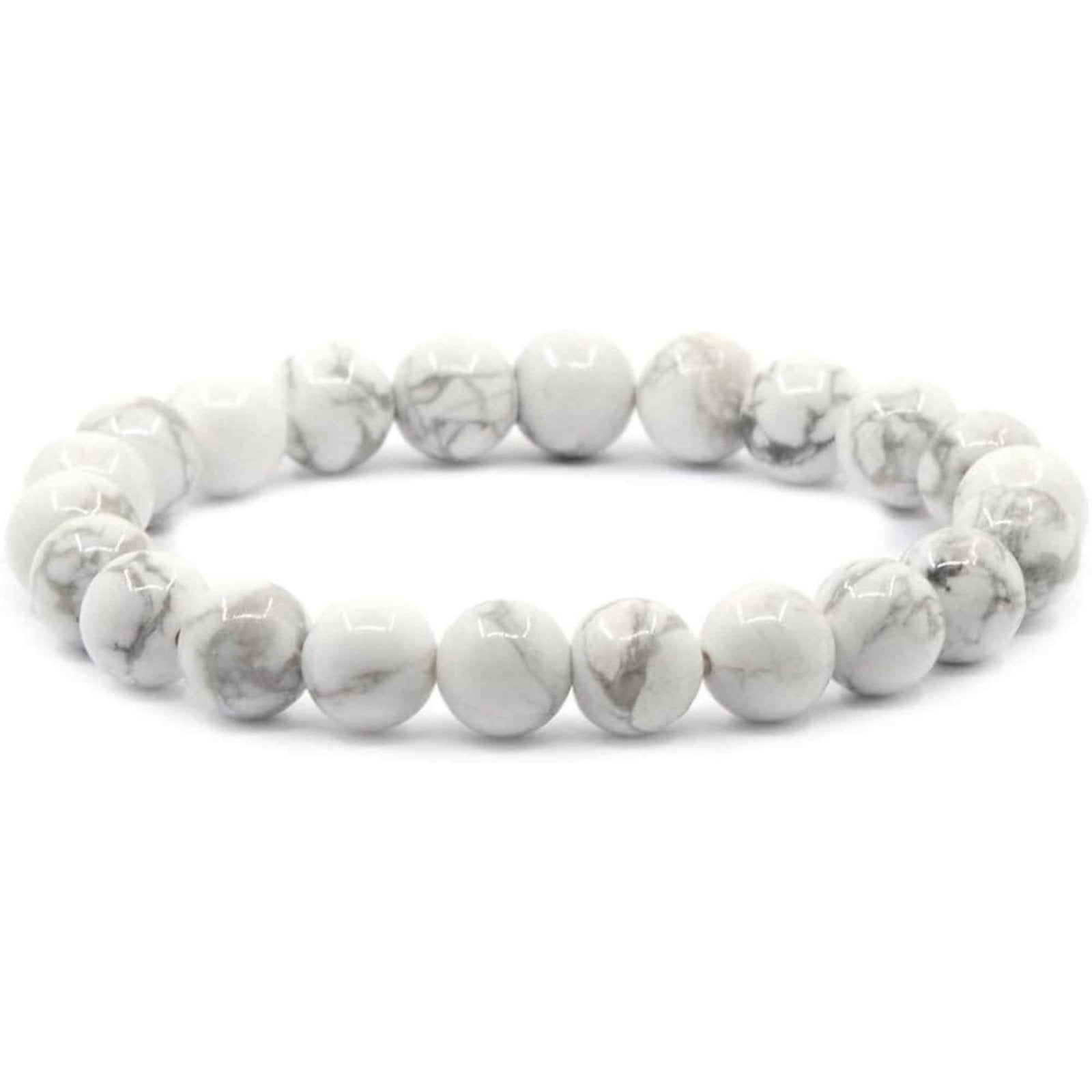 Bratara cu margele 8mm din pietre semipretioase naturale din turcoaz - Aduce echilibru