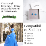 Cercei de Claritate si Inspiratie – Apatit Natural si Finisaj Auriu