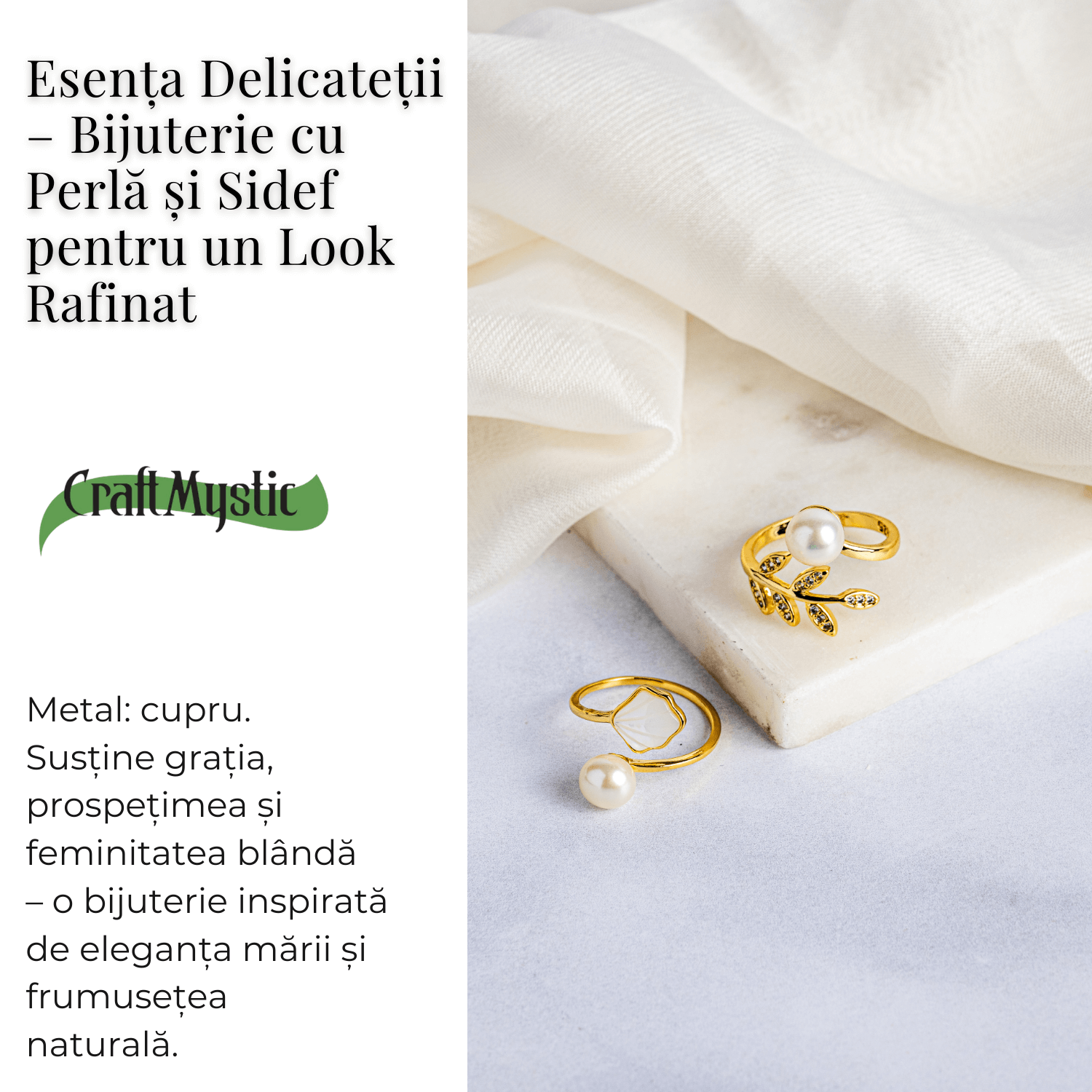 Esenta delicatetii – Bijuterie cu perla si sidef pentru un look rafinat