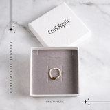 Inel cu perle naturale si inimioara aurie – Cadoul perfect din inima
