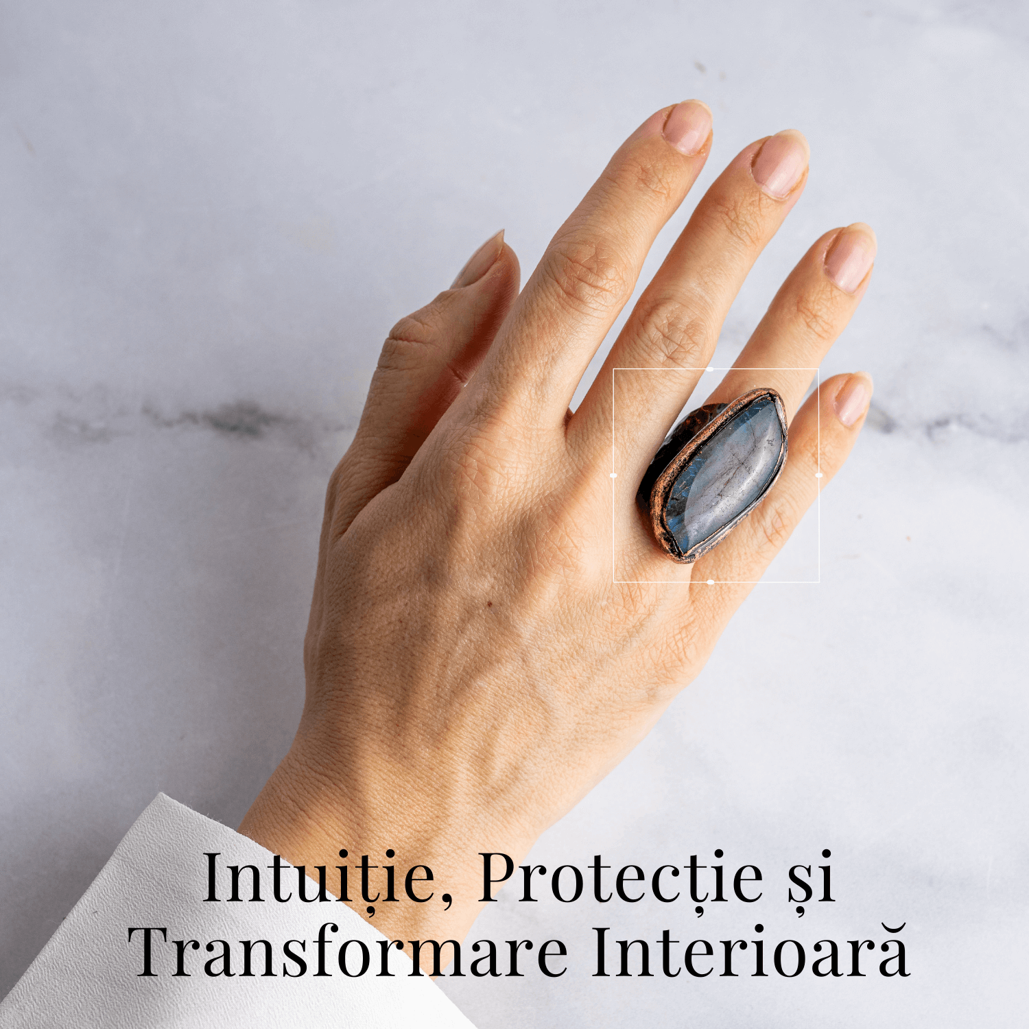 Talismanul Intuitiei – Inel Vintage cu Labradorit, Piatra Transformarii Interioare