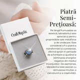 Inel Argintiu Reglabil cu Labradorit - Transformare si Protectie Spirituala