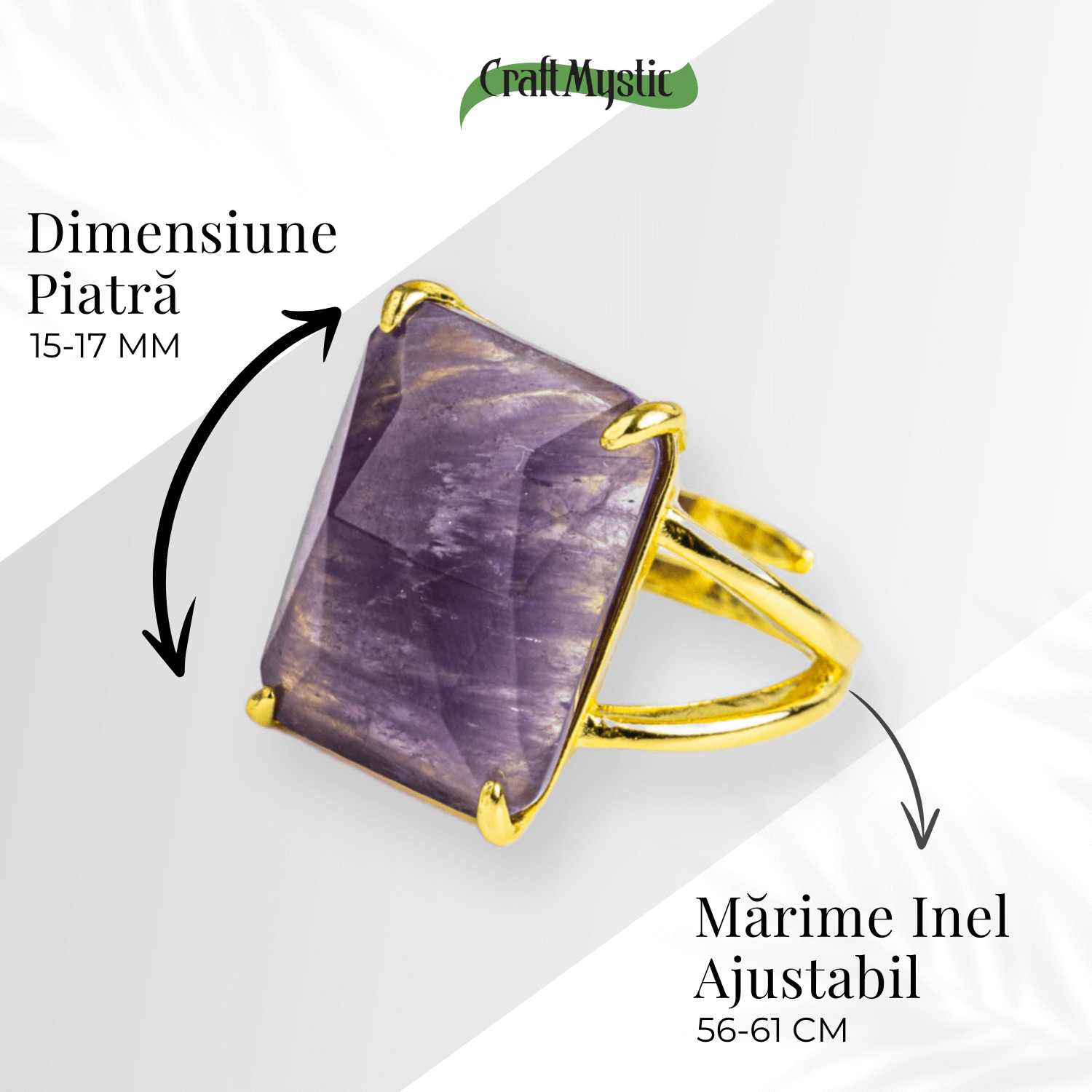 Conexiune Spirituala – Inel cu Ametist si Vibratie Inalta