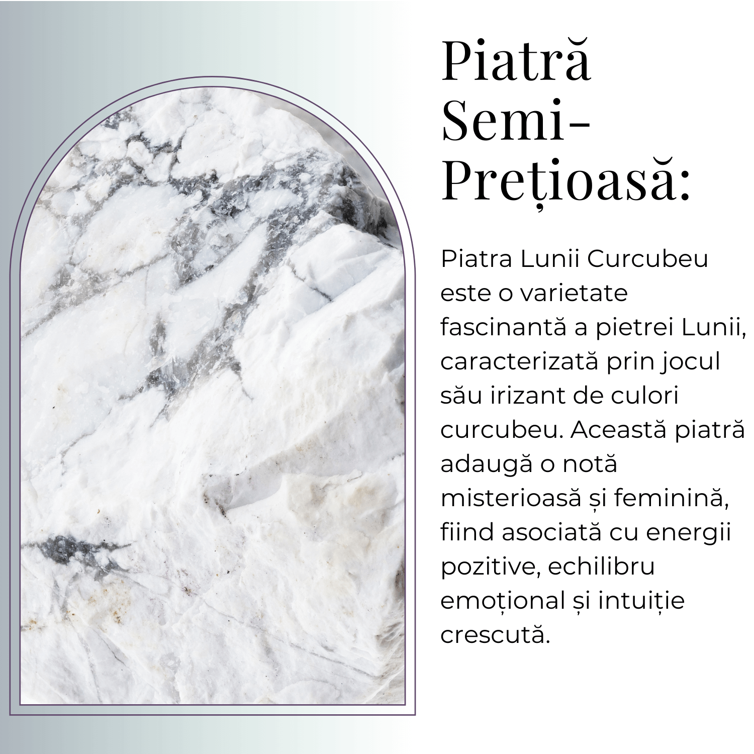 Figurina Inger 55mm din Piatra Lunii Curcubeu