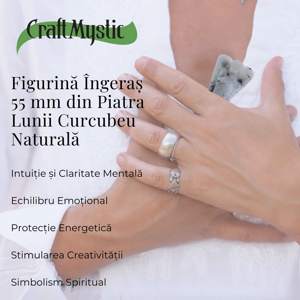 Figurina Inger 55mm din Piatra Lunii Curcubeu